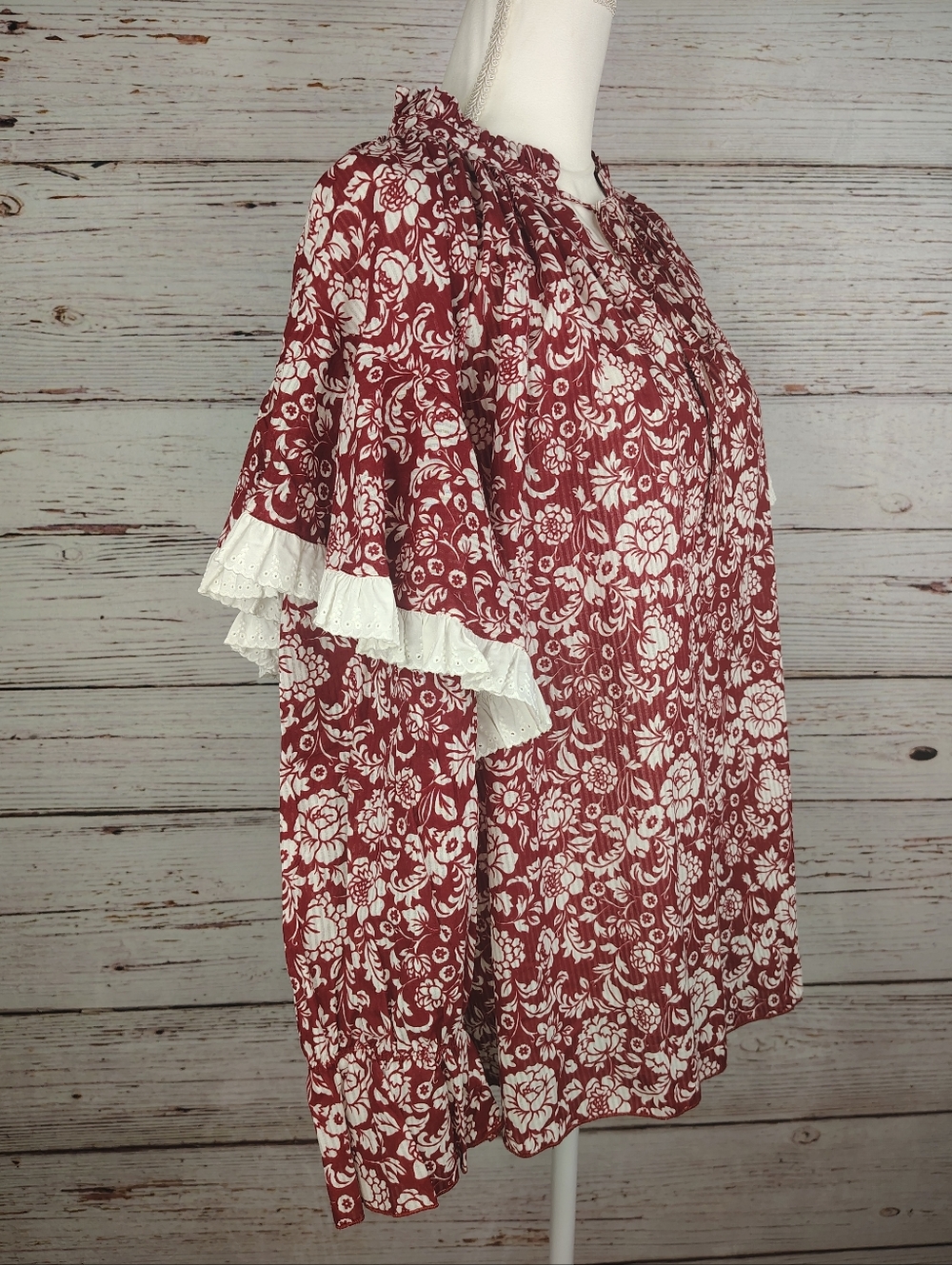See By Chloe Cotton Voile Peonies Blouse - Picture 4 of 13